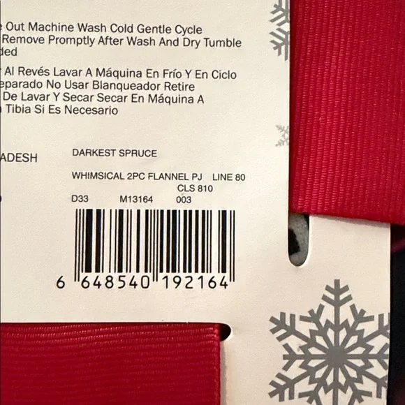 NWT l Joe Boxer l Men’s Blue Pajama Holiday Set l Size: M - Picture 3 of 3